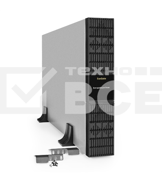 Батарейный блок ExeGate PowerExpert BX-2U.192V.16S9Ah для ULS-575-6kVA/ULS-575-10kVA (батареи 12V 9Ah - 16шт, Rackmount 2U/Tower, металлический корпус, черный)
