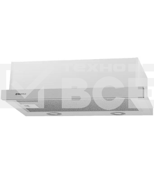 Вытяжка встраиваемая Maunfeld VS Light 50 белый, 50 см, 520 куб. м/ч, 56 дБ