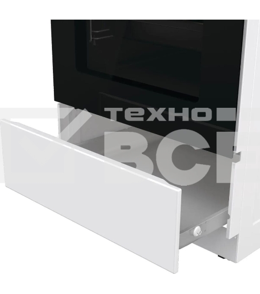 Плита электрическая Gorenje GEC5C61WG белый, конфорок 4 электрических, духовка 70 л, 50 см x 85 см x 59.4 см (без крышки)