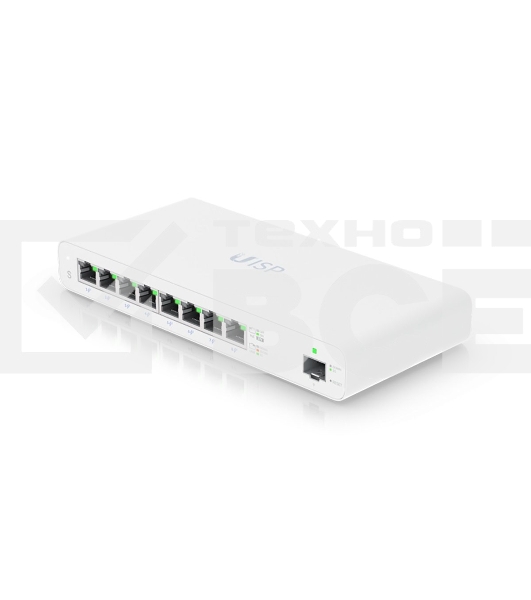 Коммутатор UISP Switch UISP-S PoE-коммутатор, 8х 1G RJ45, 1х SFP, раздача 110 Вт