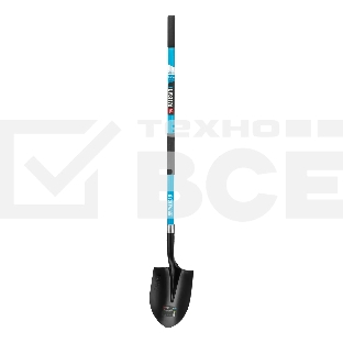 Лопата Palisad LUXE штыковая, 210х290х1490 мм, углубленная, фибергласовый черенок, ПВХ накладка