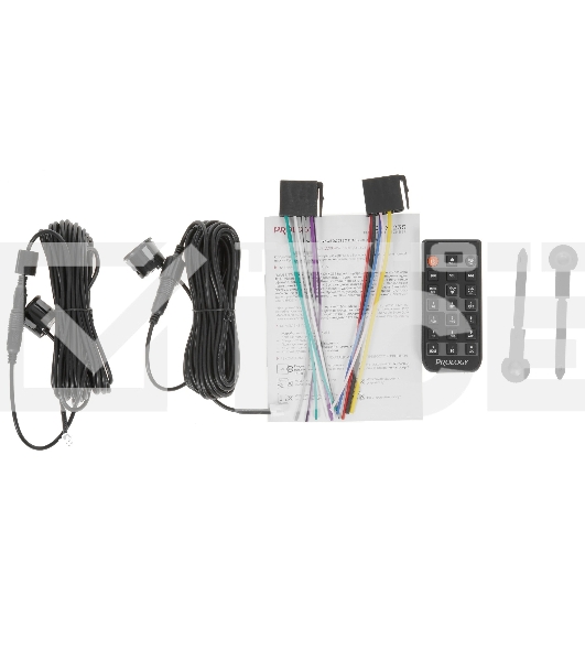 Автомагнитола Prology CMX-235, 1 DIN, Bluetooth, USB Type-A, AUX, пульт ДУ