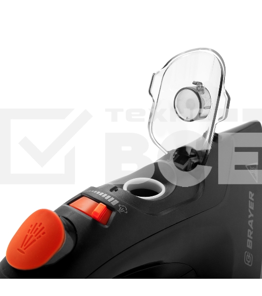 Утюг BRAYER BR4007 черный/оранжевый, 3100 Вт, 35 г/мин, 160 г/мин, 265 мл