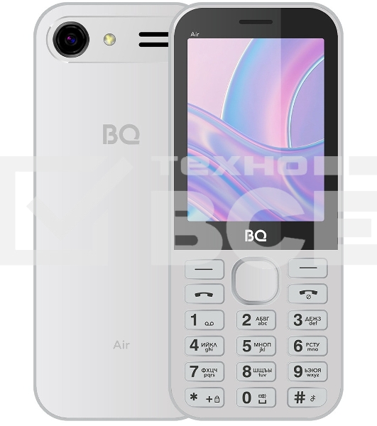 Мобильный телефон BQ 2843 Air серебристый