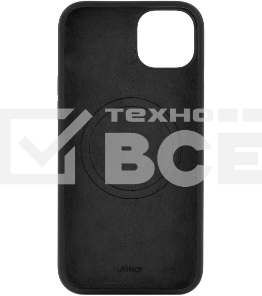 Чехол (клип-кейс) uBear для Apple iPhone 15 Plus Touch Mag Case with MagSafe черный (CS270BL67TH-I23M)
