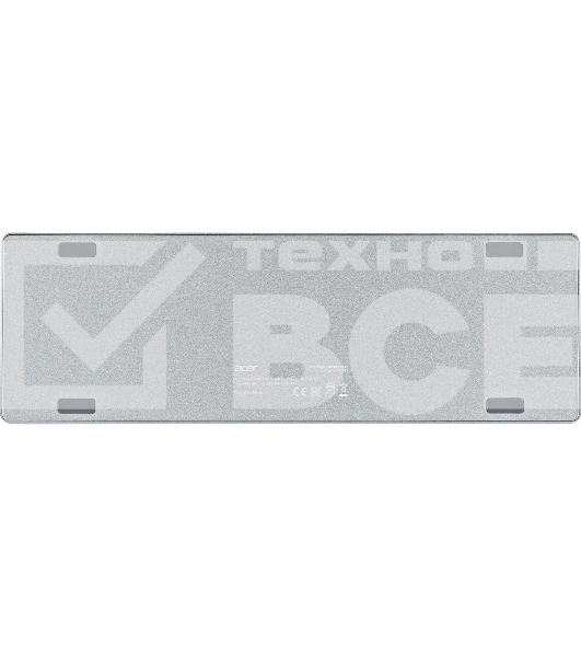 Клавиатура Acer OKW302 (ZL.KBDCC.01C) проводная, USB, серебристый