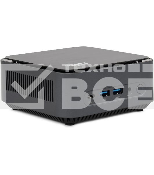 Неттоп IRU 110ALCN N100 (0.8) 8Gb SSD256Gb UHDG Windows 11 Professional GbitEth WiFi BT черный (2012495)