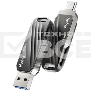 Флеш диск Netac US11 256GB USB3.0+TypeC Dual Flash Drive