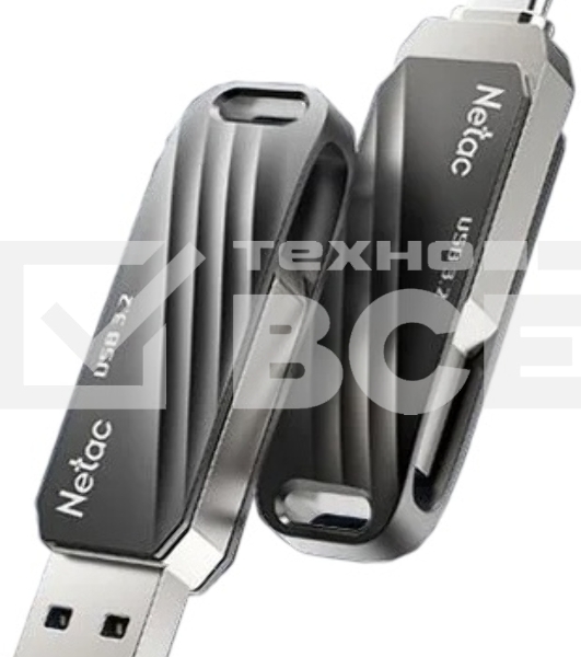 Флеш диск Netac US11 256GB USB3.0+TypeC Dual Flash Drive
