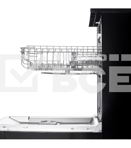 Посудомоечная машина DeLonghi DDWS09S Erea, черный, 45 см