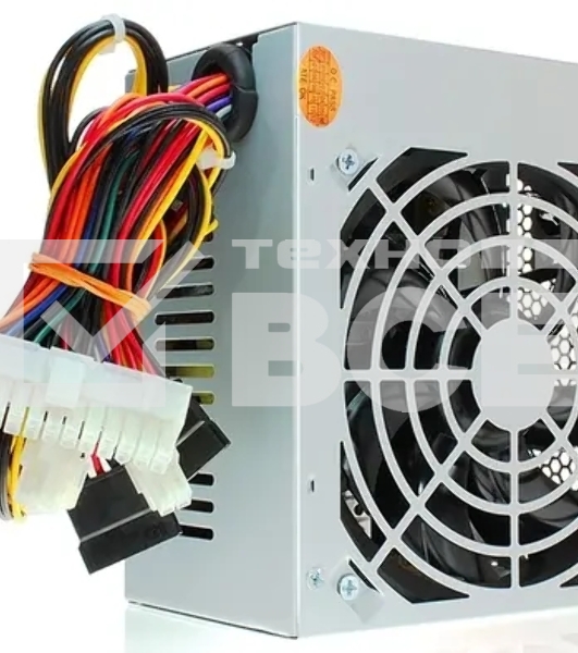 Блок питания CROWN CM-PS450W PRO OEM, 450Вт, 80 PLUS Silver, 120мм, серый