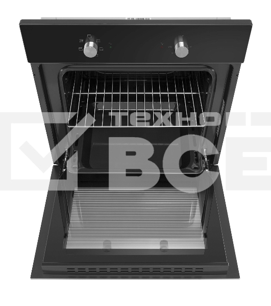 Духовой шкаф электрический встраиваемый HOMSair OES660BK01 чёрный