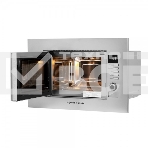 Микроволновая печь встраиваемая Zigmund & Shtain BMO 21 S нержавеющая сталь, 20 л, 1200 Вт, переключатели - поворотный механизм/кнопки, фото4