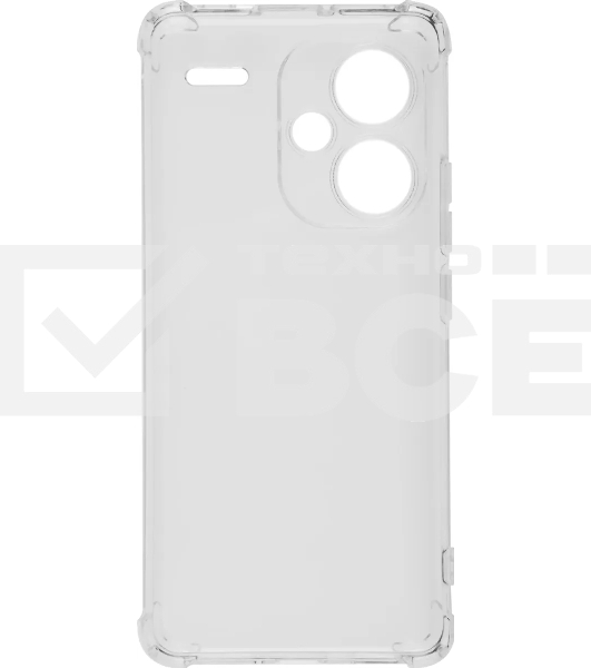 Чехол (клип-кейс) BoraSCO для Xiaomi Redmi Note 13 Pro + прозрачный
