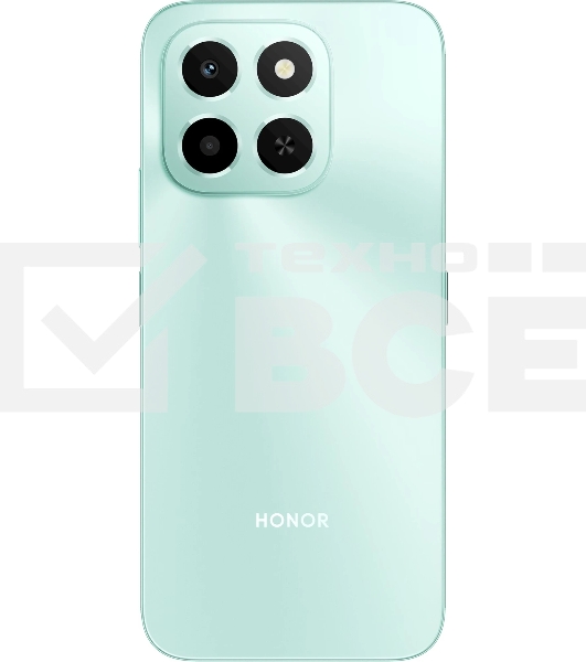 Смартфон HONOR X6c 6/128Gb, CYAN (зеленый, цвета морской волны, океанический голубой)