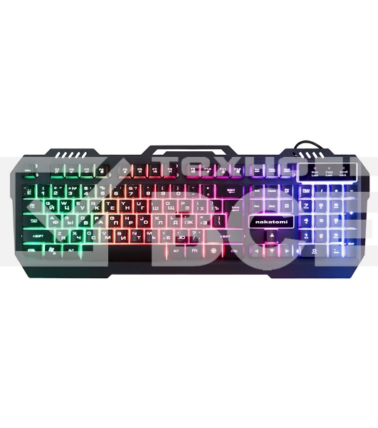 Клавиатура проводная NAKATOMI KG-35U черный