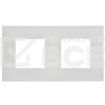 Рамка 2-ая SK-F02W IEK SKANDY Арктический белый, фото2