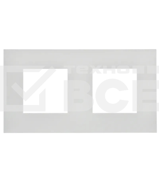 Рамка 2-ая SK-F02W IEK SKANDY Арктический белый