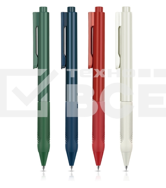 Ручка гелевая автоматическая Deli Nusign NS646 ассорти, черные чернила, линия 0.5мм