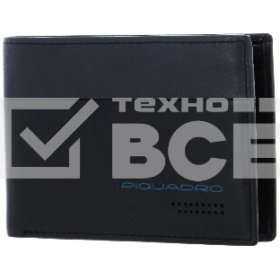 Кошелек мужской Piquadro Urban PU1392UB00R/NGR черный/серый натур.кожа