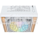 Компьютерный корпус без блока питания SAMA Z60 белый, Midi-Tower, TG, 4x140мм ARGb, 2xUSB 3.0 + 1xUSB 3.1 Type-C, E-ATX, ATX, mATX, mITX белый, фото2