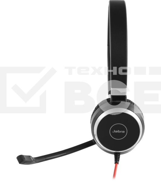 Гарнитура Jabra Evolve 40 MS чёрный, проводная