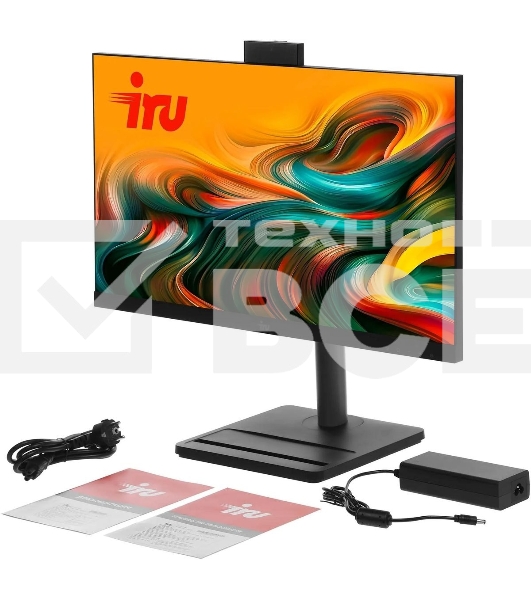 Моноблок IRU Tactio 24ID 24.5' Full HD i3 1215U (1.2) 8Gb SSD 256Gb UHDG Win 11Pro 64 GbitEth WiFi BT 90W Cam черный 1920x1080