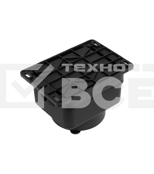 Колодка MultiSet 1х розетка 2К+З 16А/250В IP44 каучуковая черн. SE MST4003BK