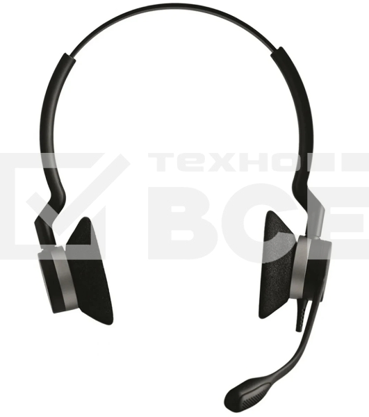Гарнитура Jabra BIZ 2300 Duo USB чёрный, проводная