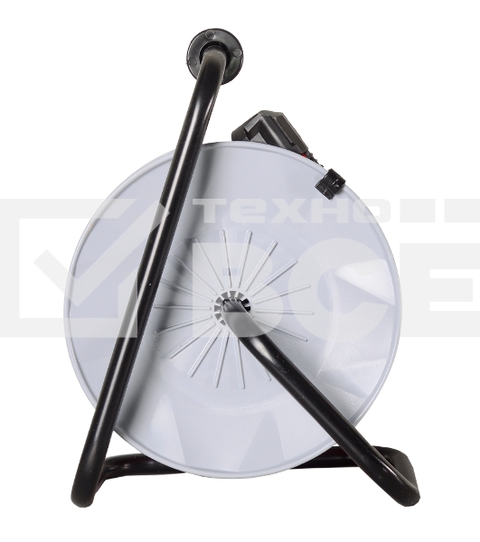 Удлинитель силовой Ресанта СУ-3х1,5-30/3 (61/118/7) 2x1.0 кв.мм 4 розет. 40 м ПВС катушка серый