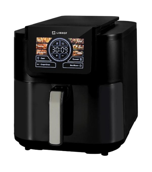 Аэрогриль Libhof AFB-08 черный, 1700 Вт, 8 л, сенсор, 6 программ