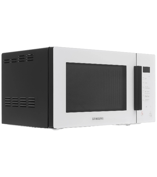 Микроволновая печь Samsung MG23T5018AE/BW белый, 23 л, 800 Вт, переключатели - сенсор