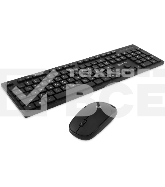 Клавиатура + мышь Оклик S255W клав:черный мышь:черный USB беспроводная Multimedia (1909361)