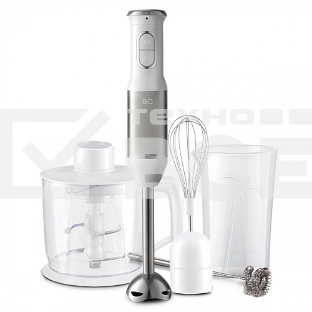 Блендер BQ HB62PS Steel-White. Мощность:1300Вт, 4 в 1 блендер+миксер+измельчитель+насадка для вспенивания молока