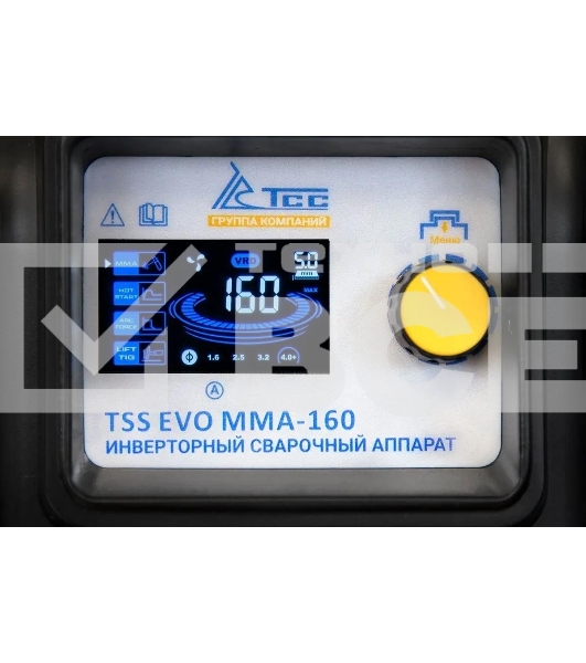 Сварочный аппарат ТСС EVO MMA-160, MMA DC/TIG DC 4.8кВт