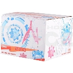 Циркуль Deli EG30204 корпус ассорти пластик в компл.:линейка/транспортир/2 угольника/карандаш/ластик/точилка, фото2