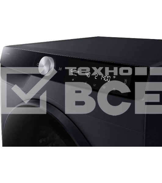 Стирально-сушильная машина Samsung WD11DG6B85BBLP черный, загрузка фронтальная 11 кг, 1400 об/мин, класс: A
