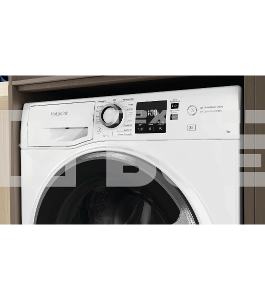 Стиральная машина Hotpoint NUS 5015 S RU  белый, загр.фронтальная, макс.: 5 кг, 1000 об/мин, класс: А