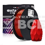 Филамент Crown Micro CM-FILPLAS003R PLA Silk 1.75 1кг красный, фото 1