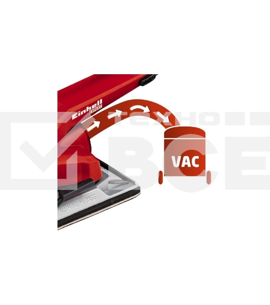 Машинка шлифовальная плоская (вибрационная) EINHELL TE-OS 2520 E (4460620)250Вт 230х115мм
