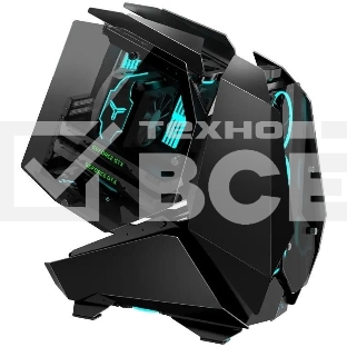 Корпус без блока питания JONSBO MOD-5, Full-Tower, TG, no fans, 2xUSB-A 3.0 + 1xUSB-C 3.2, ATX, mATX, mITX Black
