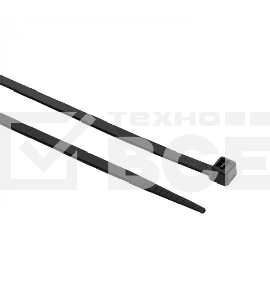 Хомут P6.6 3.6х300 FlexLock стандартный черный (уп. 100 шт) PROxima EKF plc-fl-ctsb-3.6x300