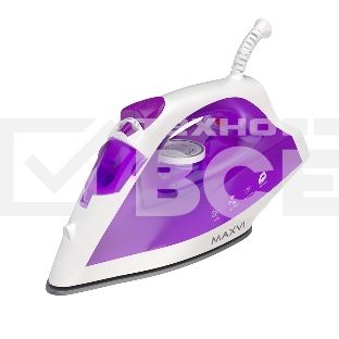 Утюг Maxvi SI1801 белый/фиолетовый