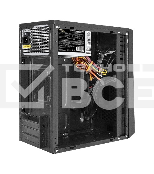Компьютерный корпус Minitower ExeGate BAA-107U-AA500 (mATX, БП AA500 с вент. 8см, 1хUSB+2хUSB3.0, аудио, черный)