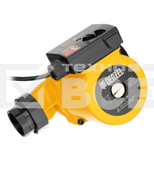 Циркуляционный насос Denzel CP32-8, напор 8 м, 160 л/мин, 1 м кабель, монт. длина 180 мм