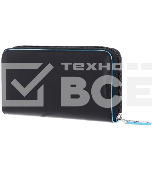 Кошелек женский Piquadro Blue Square, черный, 19x10x2,2 см