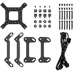 Система жидкостного охлаждения Deepcool LQ360 Ultra ARGb Soc-AM5/AM4/1200/1700/1851 черный 4-pin 38.71dB Al LCD 350W 1840gr Ret (R-LQ360-BKASMC-G-1), фото3