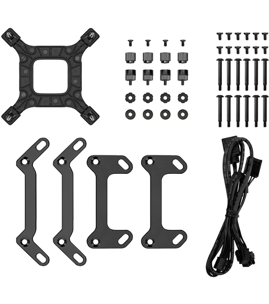 Система жидкостного охлаждения Deepcool LQ360 Ultra ARGb Soc-AM5/AM4/1200/1700/1851 черный 4-pin 38.71dB Al LCD 350W 1840gr Ret (R-LQ360-BKASMC-G-1)