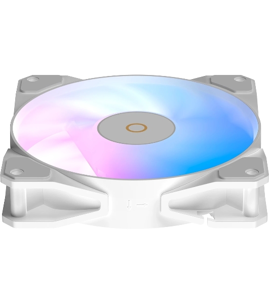 Кулер для процессора Ocypus Beta F12 WH ARGB, 120x120x25мм, 4-PIN PWM, 800-1600 RPM, 29 DBA MAX, HYDRO BEARING