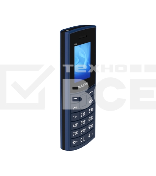Мобильный телефон Maxvi C40 синий